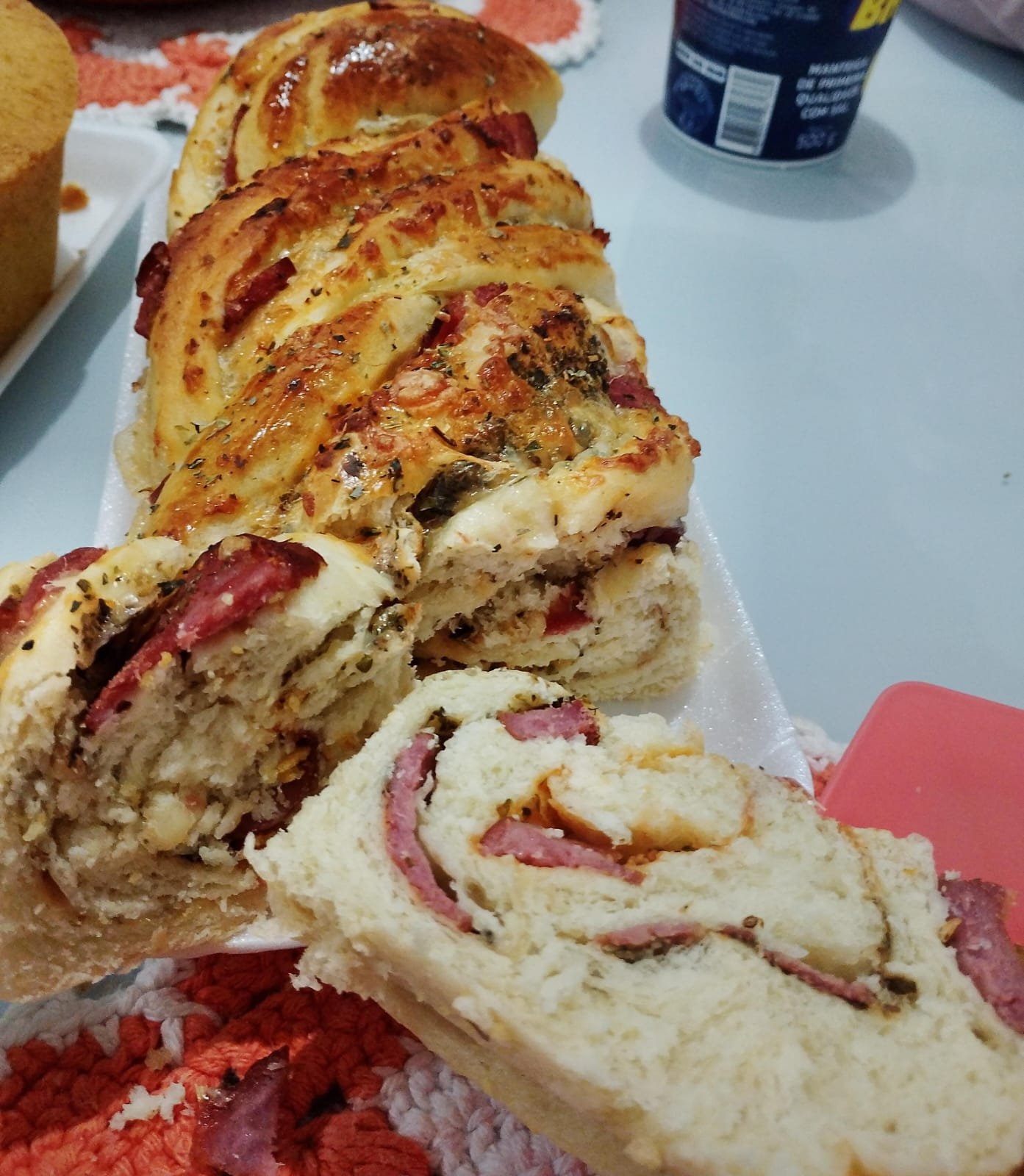 Pão de calabresa