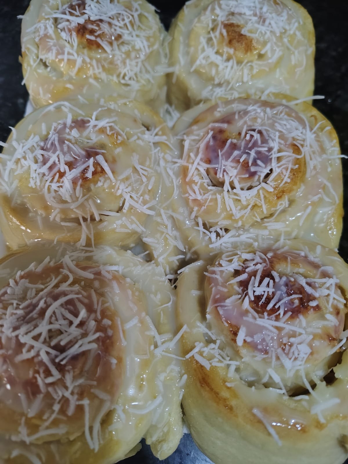 Rosca húngara de coco